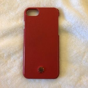 Orange Tory Burch Iphone 8 Phone Case